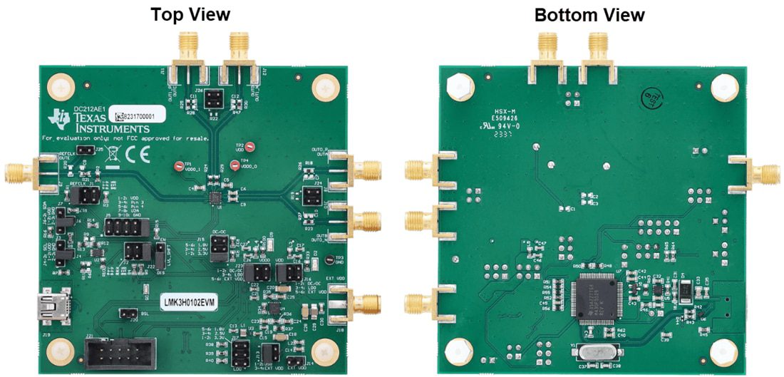 Mechanical Drawing - Texas Instruments LMK3H0102EVM Evaluation Module (EVM)