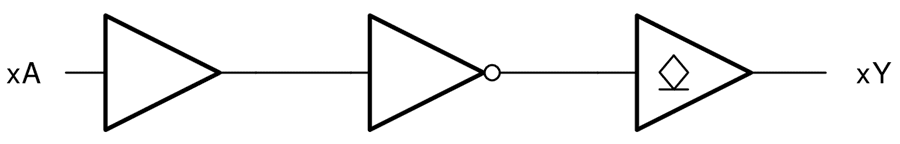 Block Diagram - Texas Instruments SN74LV6T06/SN74LV6T06-Q1 Hex Open-Drain Inverter