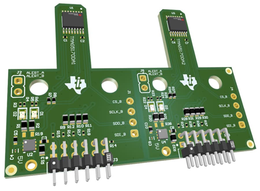 Mechanical Drawing - Texas Instruments TMAG5170DEVM Sensor Evaluation Module (EVM)