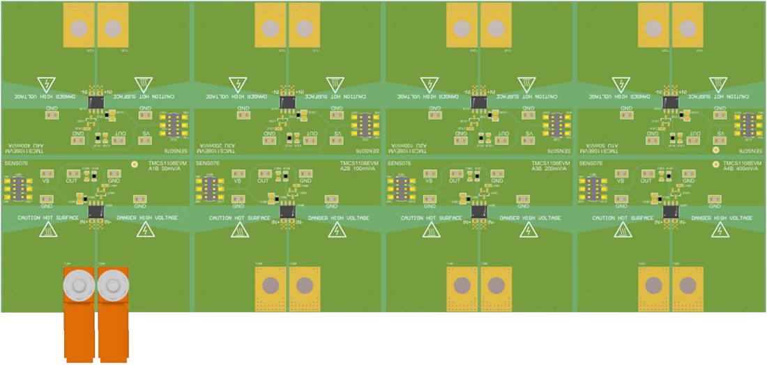 Mechanical Drawing - Texas Instruments TMCS1108EVM Current Sensing Evaluation Module