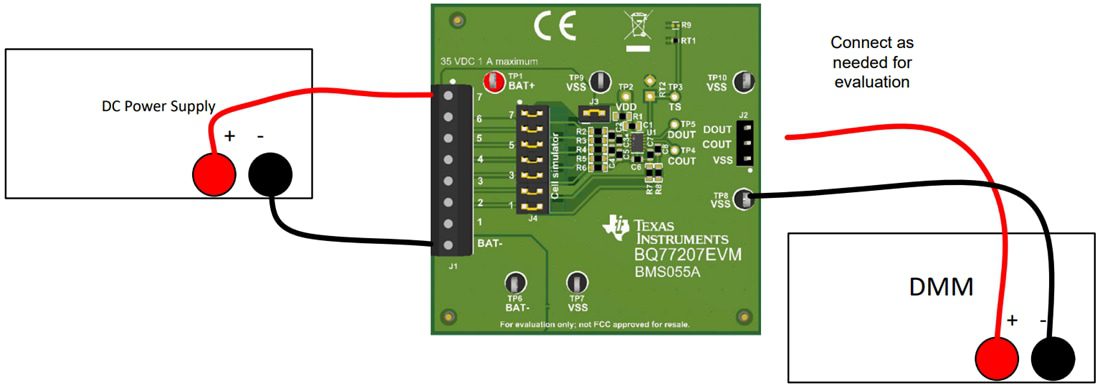 Mechanical Drawing - Texas Instruments bq77207EVM Evaluation Module (EVM)