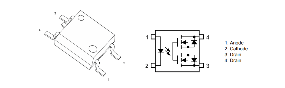 Toshiba TLP3146 Photorelays