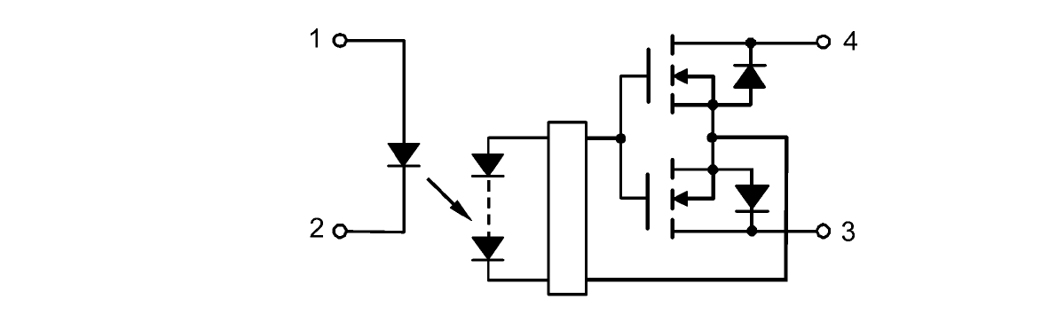 Application Circuit Diagram - Toshiba TLP3147 Photorelays