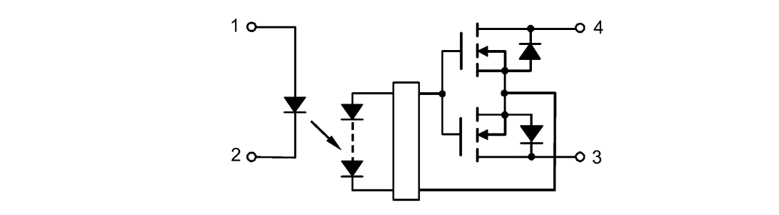 Application Circuit Diagram - Toshiba TLP3149 Photorelays