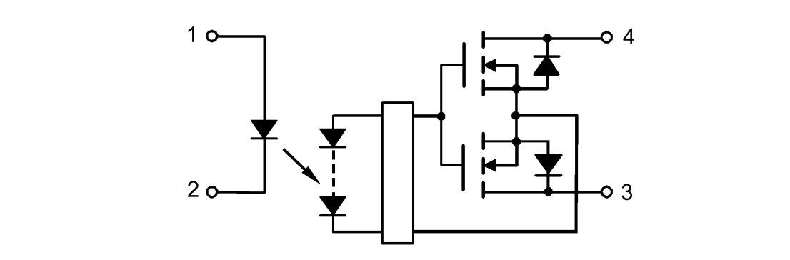 Application Circuit Diagram - Toshiba TLP4176A Photorelays
