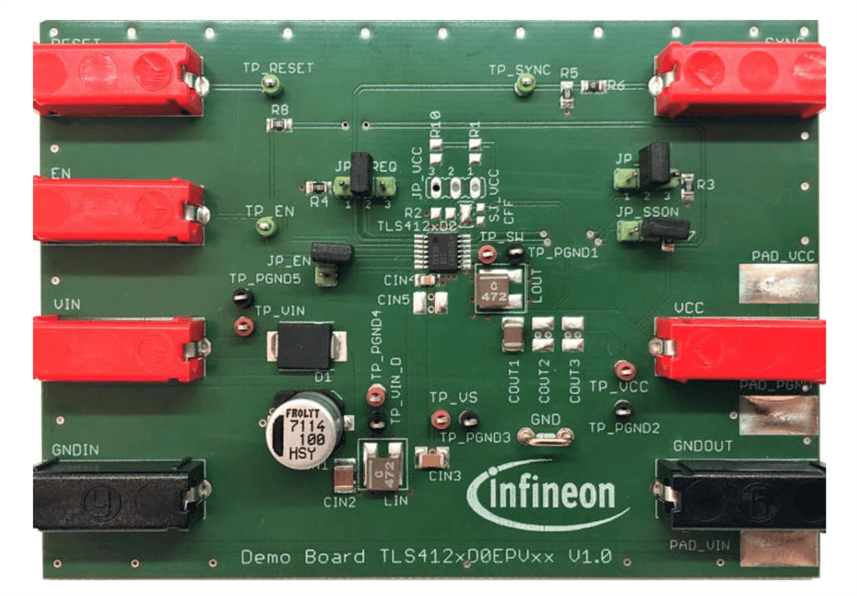 Location Circuit - Infineon Technologies TLS41205VBOARDTOBO1 5V Board