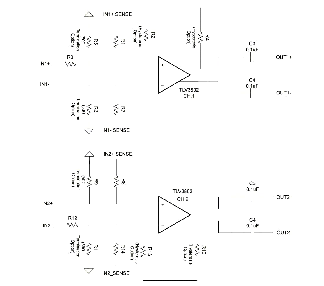 Block Diagram - Texas Instruments TLV3802EVM Evaluation Module