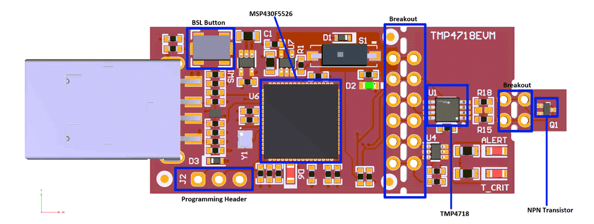 Location Circuit - Texas Instruments TMP4718EVM Evaluation Module