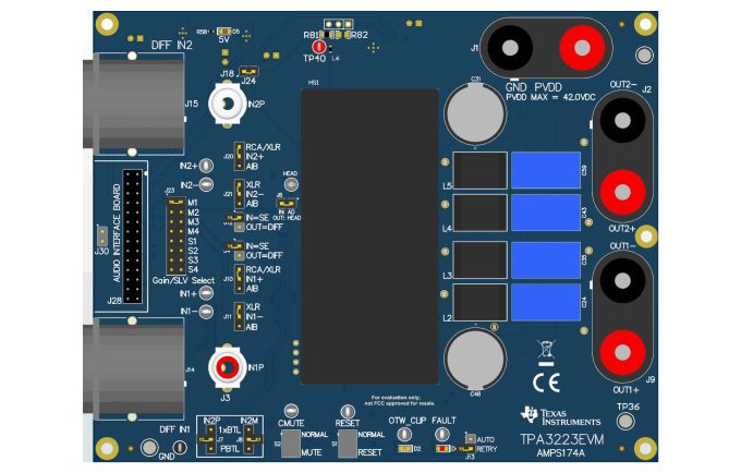 Texas Instruments TPA3223EVM Evaluation Module