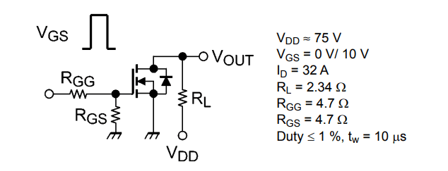 Location Circuit - Toshiba TPH9R00CQH Silicon N-Channel MOSFET