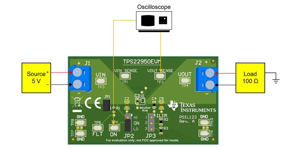 Texas Instruments TPS22950Q1EVM Evaluation Module
