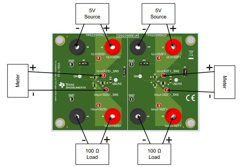 Texas Instruments TPS22995EVM Evaluation Module