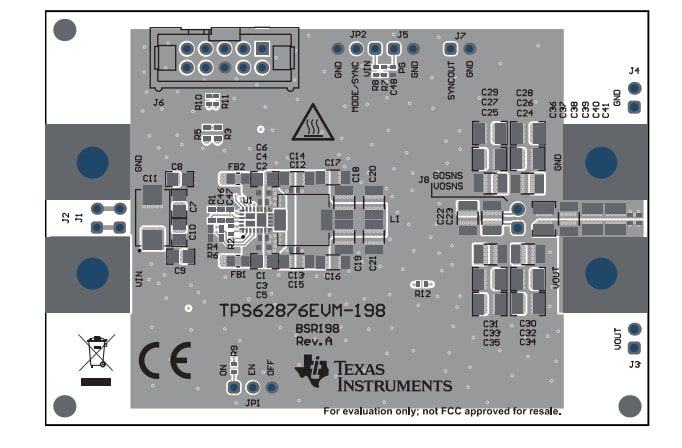 Location Circuit - Texas Instruments TPS62876EVM-198 Evaluation Module