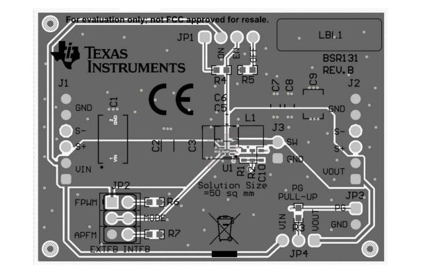 Location Circuit - Texas Instruments TPS629203-Q1EVM Evaluation Module
