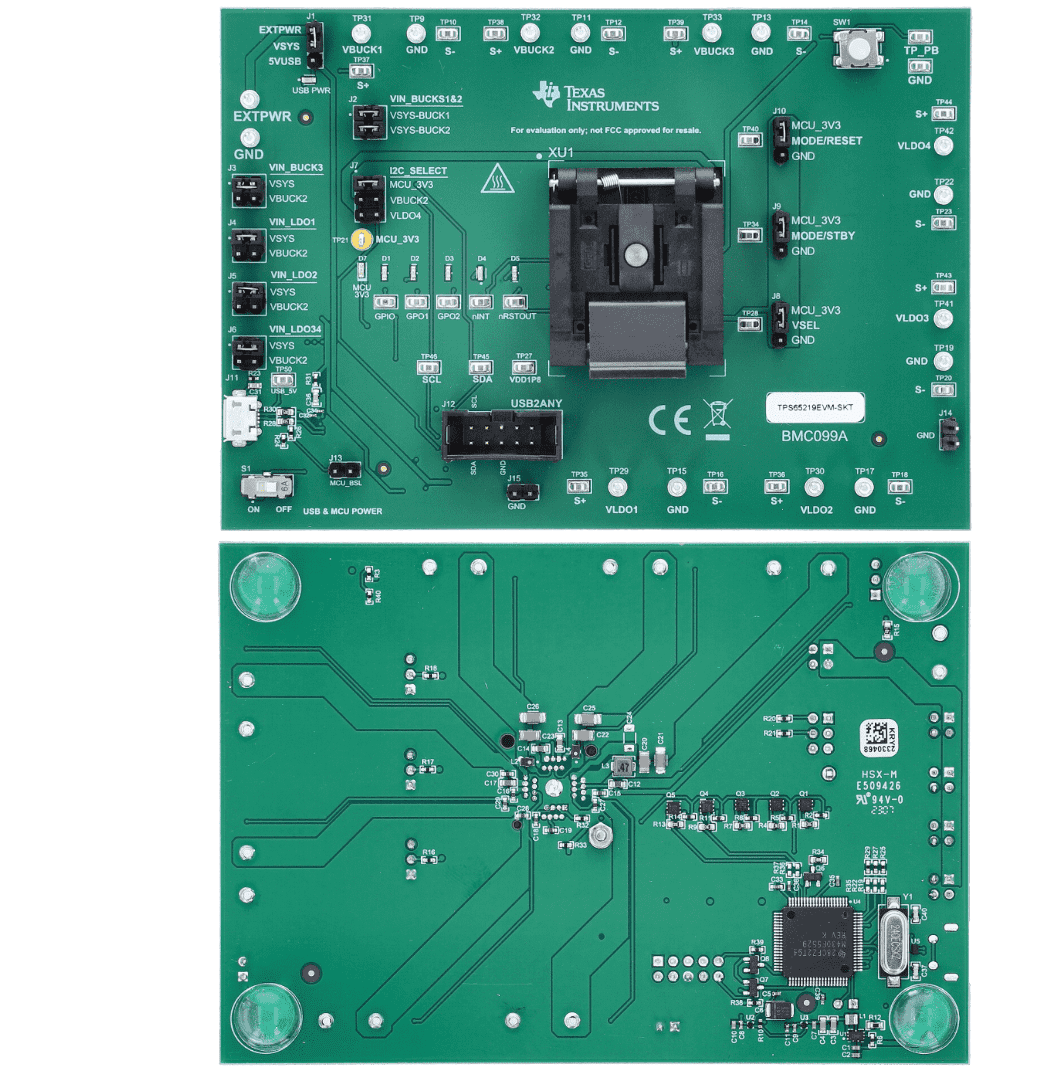 Texas Instruments TPS65219EVM NVM Programming Boards