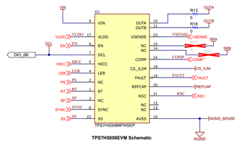 Schematic - Texas Instruments TPS7H500xEVM Evaluation Modules