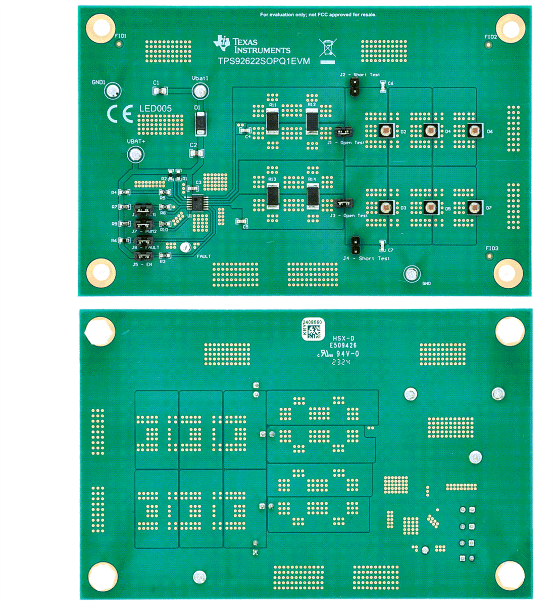 Texas Instruments TPS92622SOPQ1EVM Evaluation Module