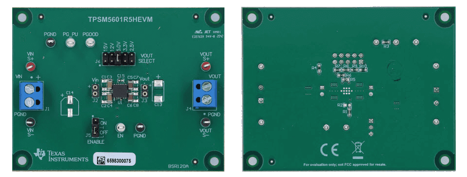 Texas Instruments TPSM5601R5HEVM/TPSM5601R5HSEVM Evaluation Board