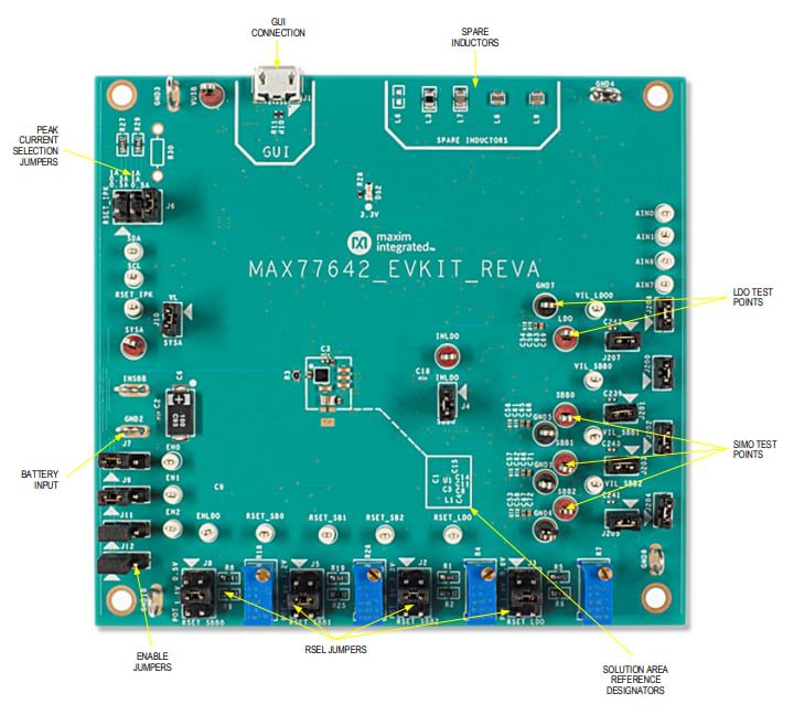Analog Devices / Maxim Integrated MAX77642EVKIT Evaluation Kit