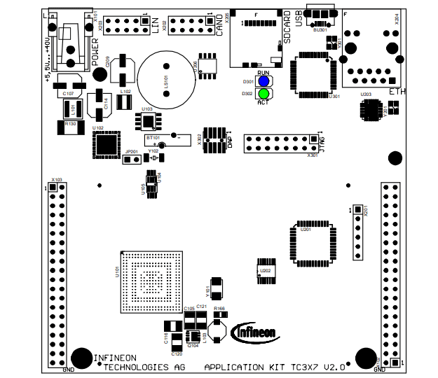 Infineon Technologies TC367 5V Application Kit
