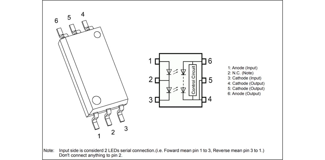 Toshiba TLP3910 Photovoltaic Output Photocoupler