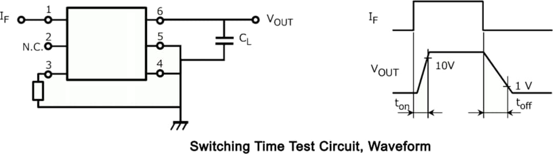 Application Circuit Diagram - Toshiba TLP3910 Photovoltaic Output Photocoupler