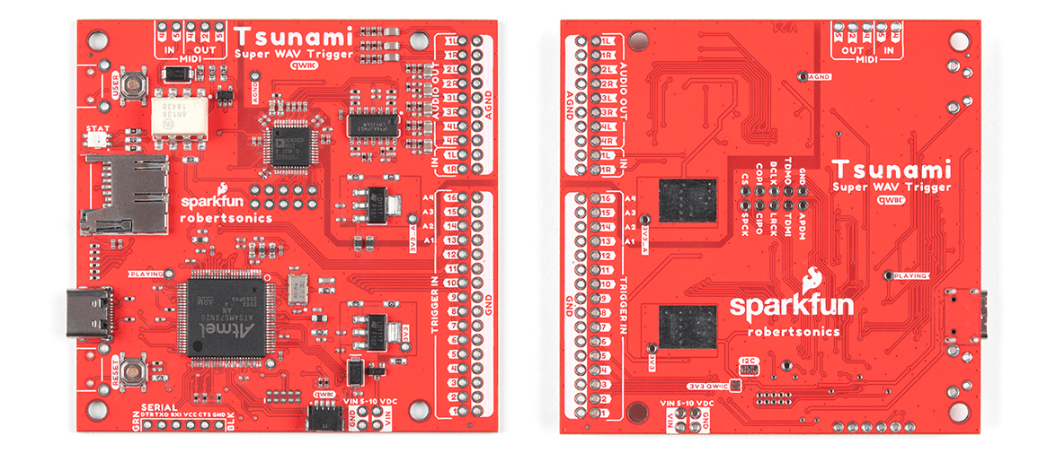 SparkFun Qwiic Tsunami Super WAV Trigger
