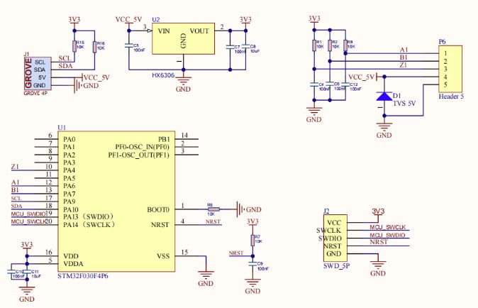 Schematic - M5Stack U161 Datalogging & Acquisition Unit