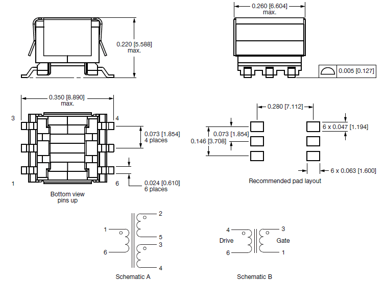 Vishay / Dale UGDT Micro Gate Drive Transformers