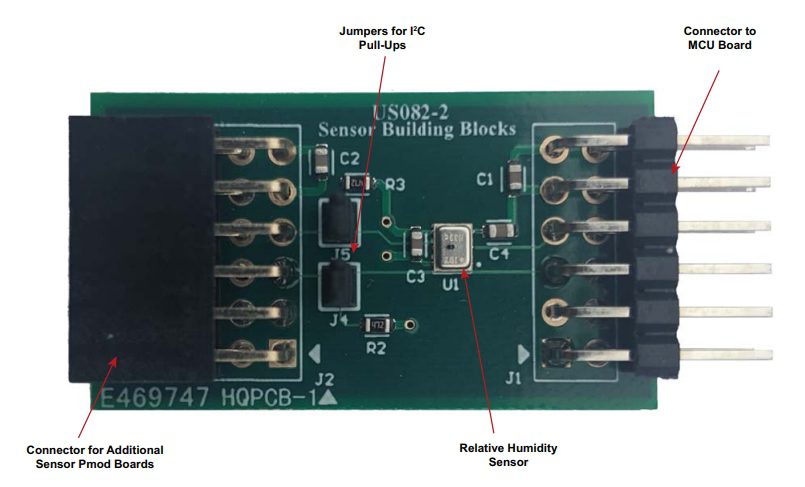 Renesas Electronics US082-HS3001EVZ Humidity Sensor Pmod™ Board