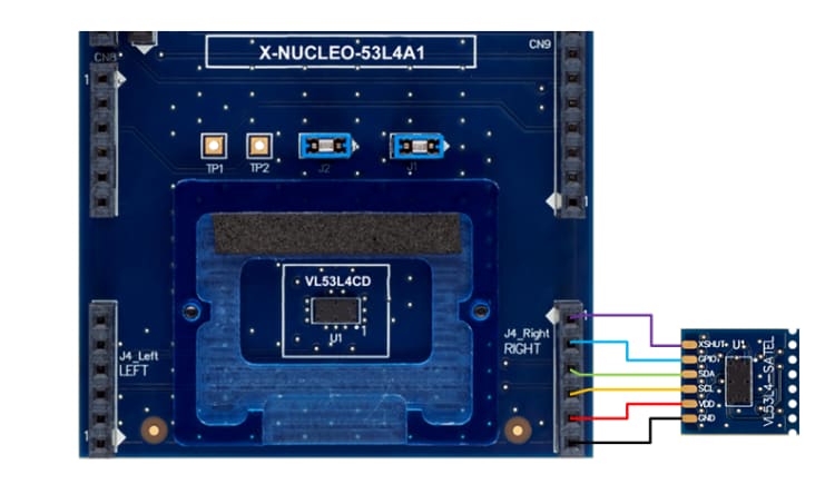 STMicroelectronics X-NUCLEO-53L4A1 Expansion Board