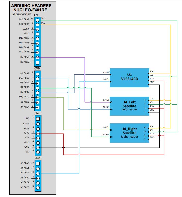 Schematic - STMicroelectronics X-NUCLEO-53L4A1 Expansion Board