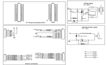 Schematic - STMicroelectronics X-NUCLEO-OUT03A1 Expansion Board