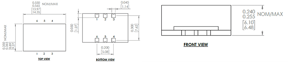 Chart - Abracon AB-x36C VCXO Oscillators