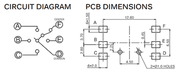 Application Circuit Diagram - APEM MU Multidirectional Switches Application Circuit Diagram - APEM MU Multidirectional Switches