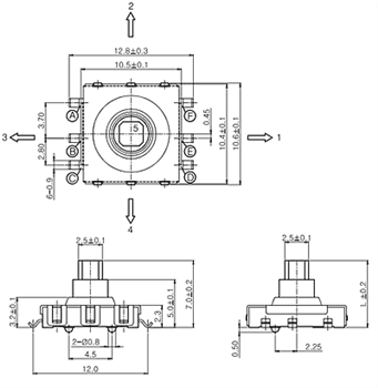 Chart - APEM MU Multidirectional Switches Chart - APEM MU Multidirectional Switches