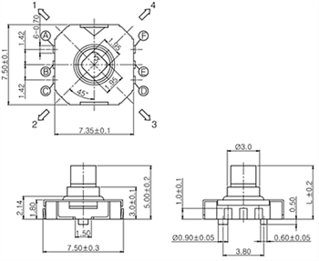 Chart - APEM MU Multidirectional Switches Chart - APEM MU Multidirectional Switches