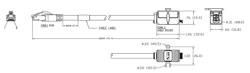 Chart - Bel Stewart WAP Extension Cables