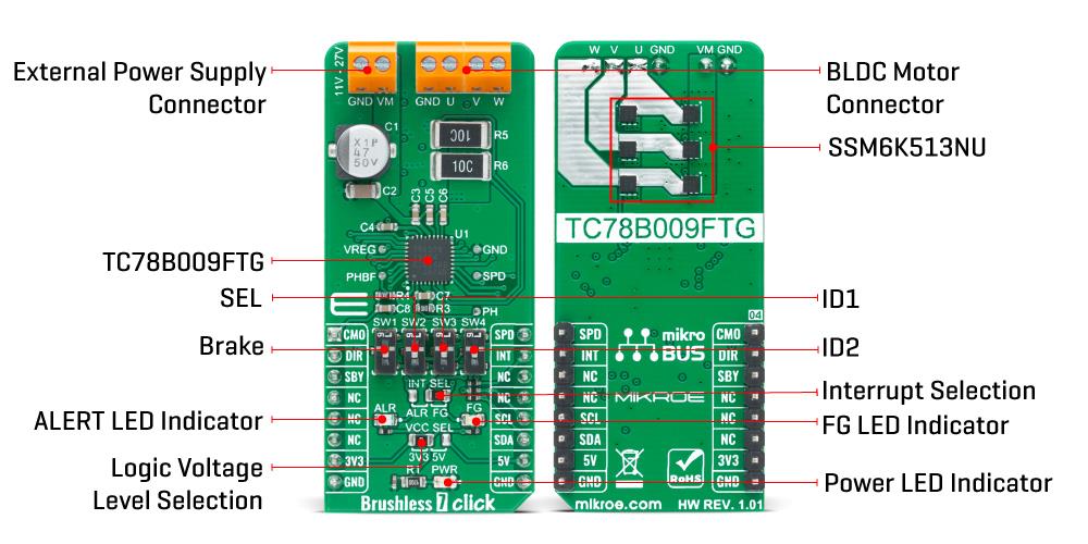 Mikroe Brushless 7 Click