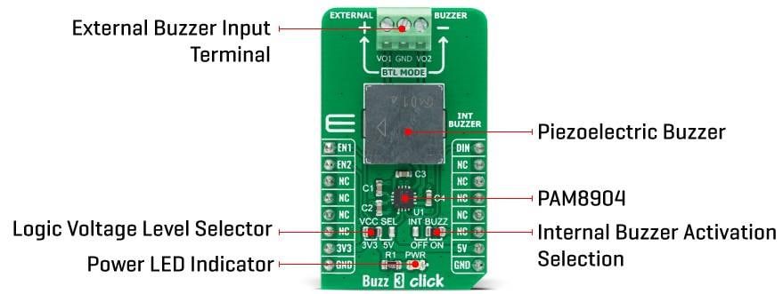 Mikroe BUZZ 3 Click