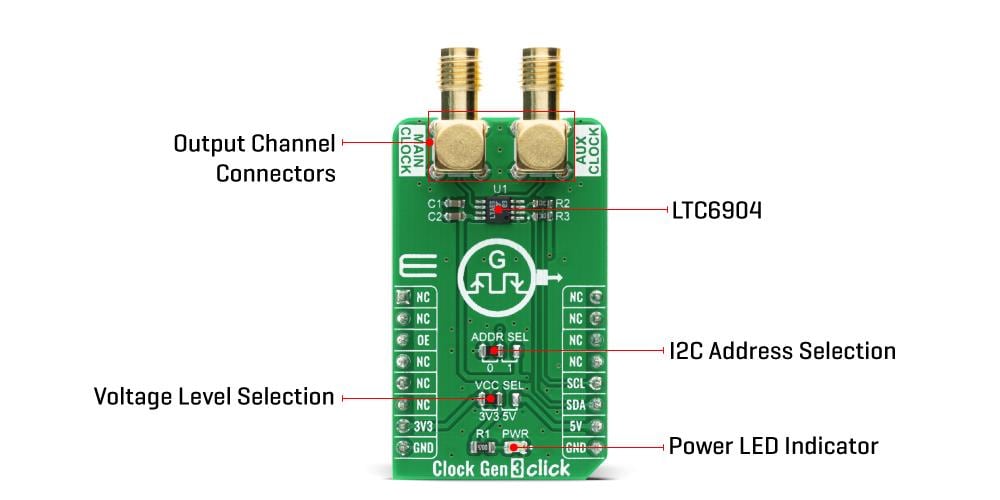 Mikroe Clock Gen 3 Click