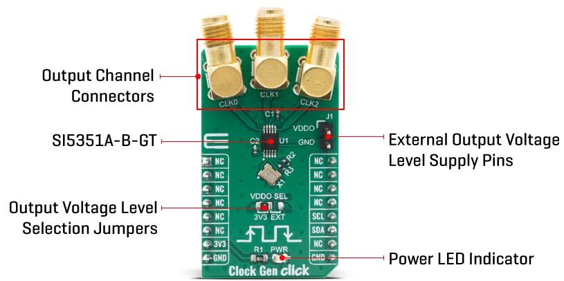 Mikroe Clock Generator Click