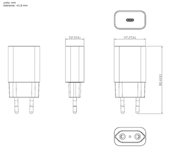 Chart - CUI Inc SWI20C AC/DC Power Adapters Chart - CUI Inc SWI20C AC/DC Power Adapters