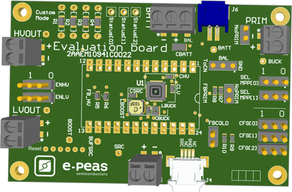 e-peas EVK10941 Evaluation Board