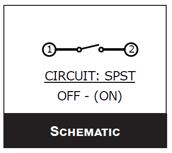 Schematic - E-Switch TL6155 Tactile Switches