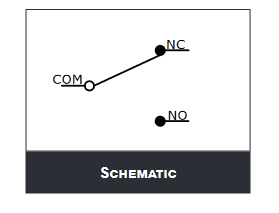 Schematic - E-Switch WS1 & WS2 Snap-Action Switches