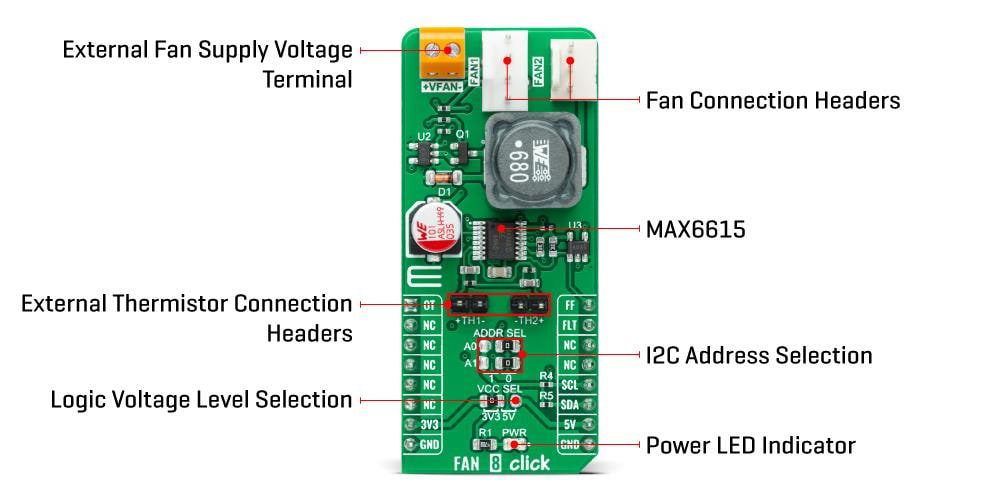 Mikroe Fan 8 Click
