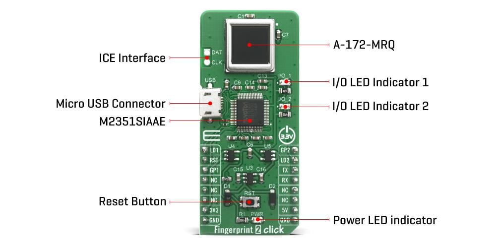 Mikroe FINGERPRINT 2 Click