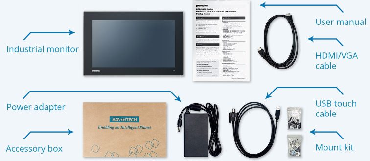 Advantech FPM-200 Industrial Monitors