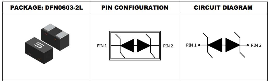 Taiwan Semiconductor Bi-directional ESD Protection Diodes